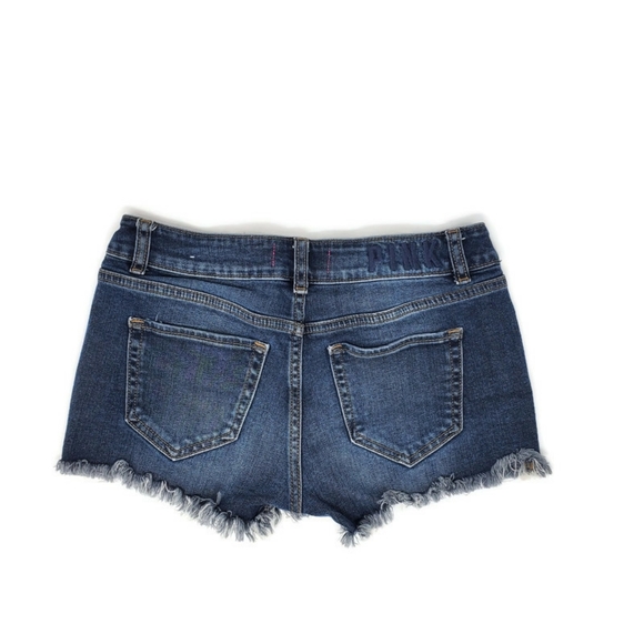 Pink Victoria Secret  Denim Shorts - Picture 2 of 3